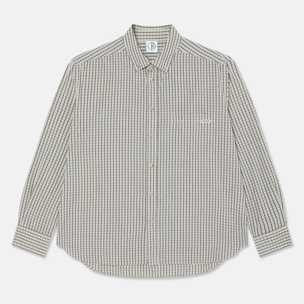 Polar Skate Co. - Ben Longsleeve Shirt - Ivory Check