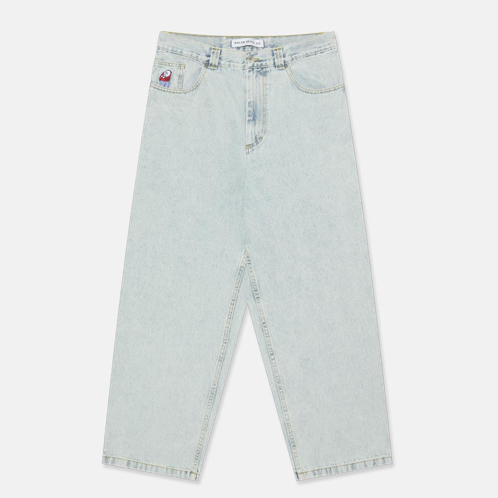 Polar Skate Co. - OG Logo Big Boy Denim Jeans - Light Blue
