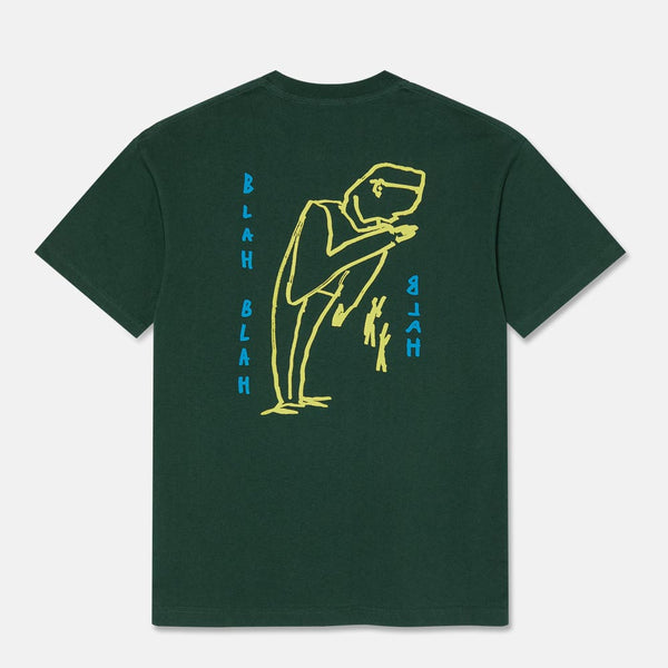 Polar Skate Co. - Blah Blah Blah T-Shirt - Dark Green