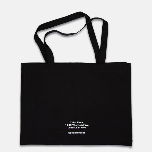 Goods By Pops - Logo Tote Bag - Black