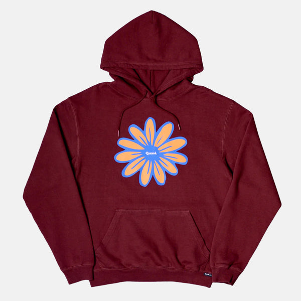 Quasi Skateboards - Bloomer Pullover Hooded Sweatshirt - Burgundy