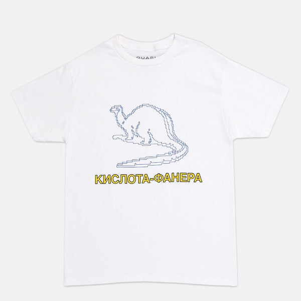 Quasi Skateboards - Dinosaur T-Shirt - White