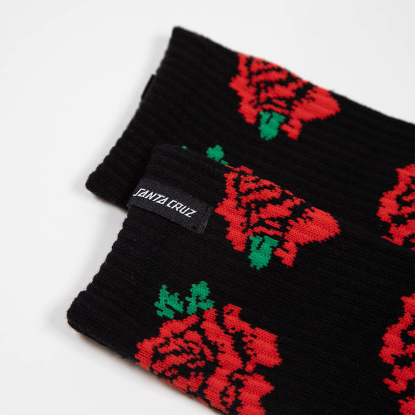 Santa Cruz - Dressen Roses Socks - Black