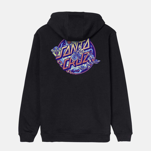 Santa Cruz - Winkowski Dope Planet 2 Centre Hooded Sweatshirt - Black