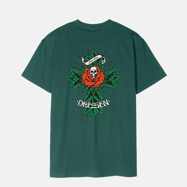 Santa Cruz - Dressen Rose Cross Two T-Shirt - Rainforest