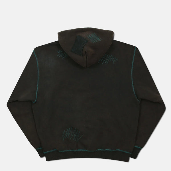 Yardsale - Seance Zip Hooded Sweatshirt - Black