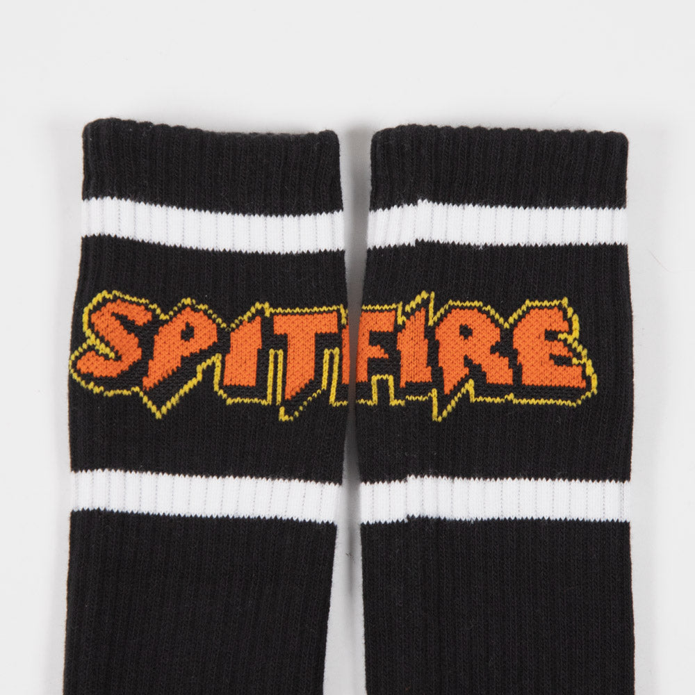 Spitfire - Hellfire Socks - Black / White