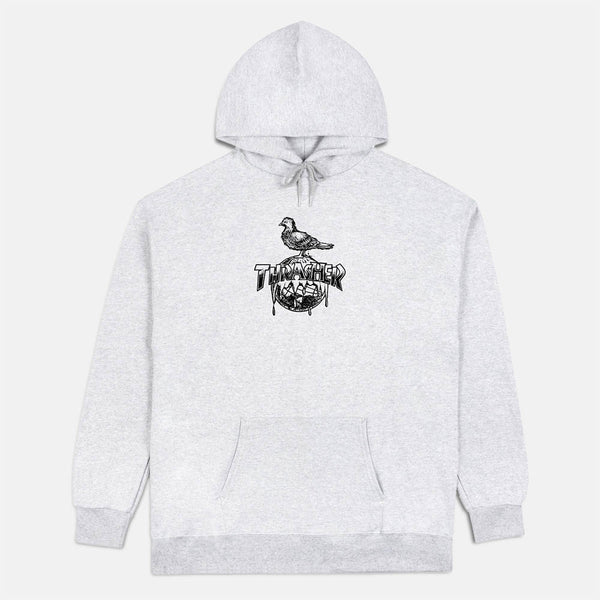 Thrasher  - Anti Hero Cover The Earth Pullover Hooded Sweatshirt - Ash Grey