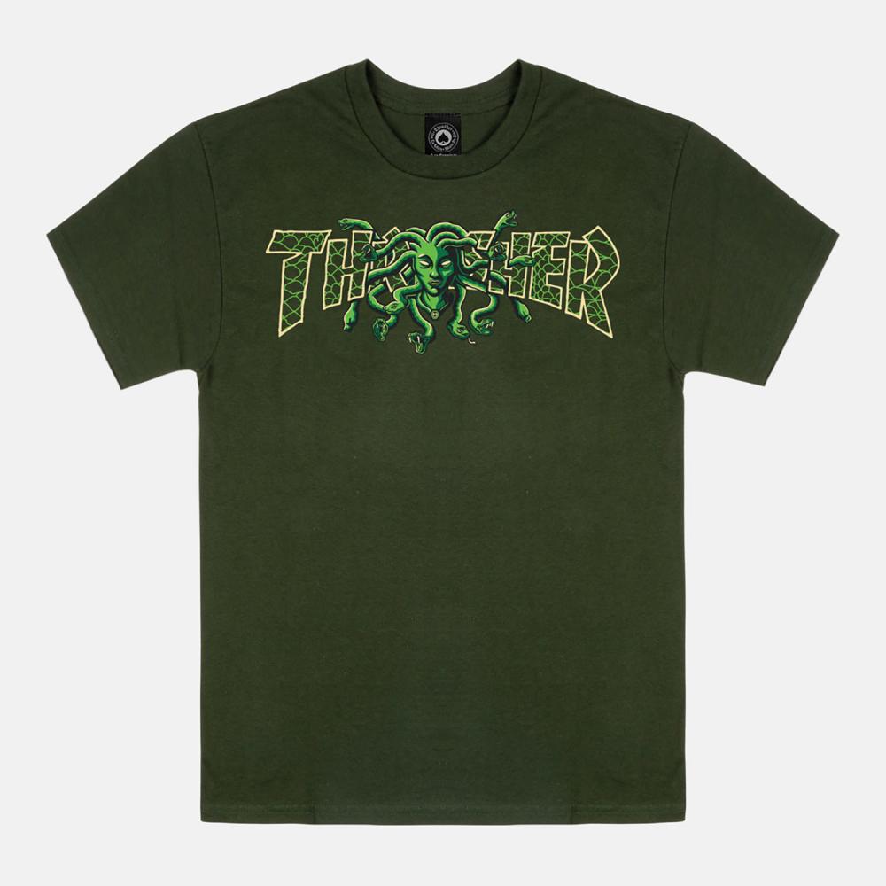 Thrasher Magazine Medusa T-Shirt Forest Welcome Skate Store