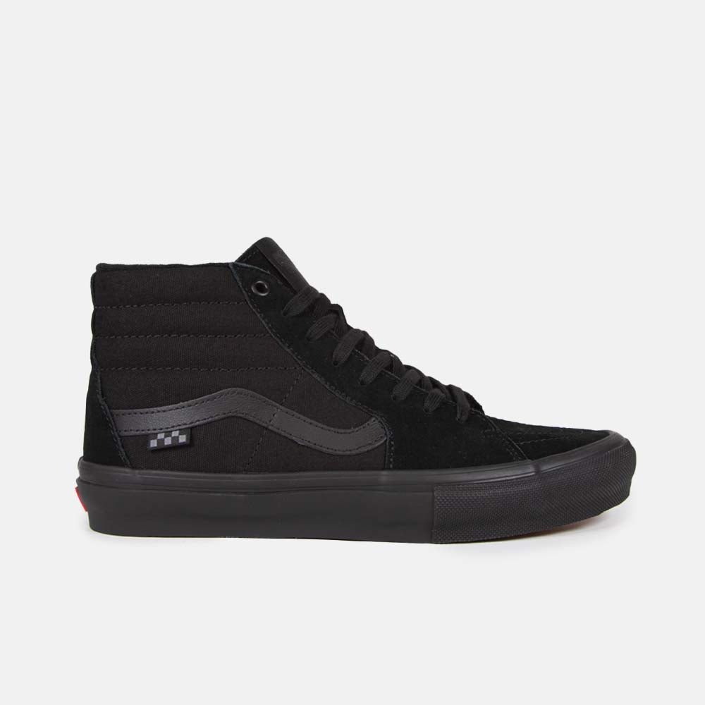 Vans Skate Sk8-Hi Shoes Black White Welcome Skate Store