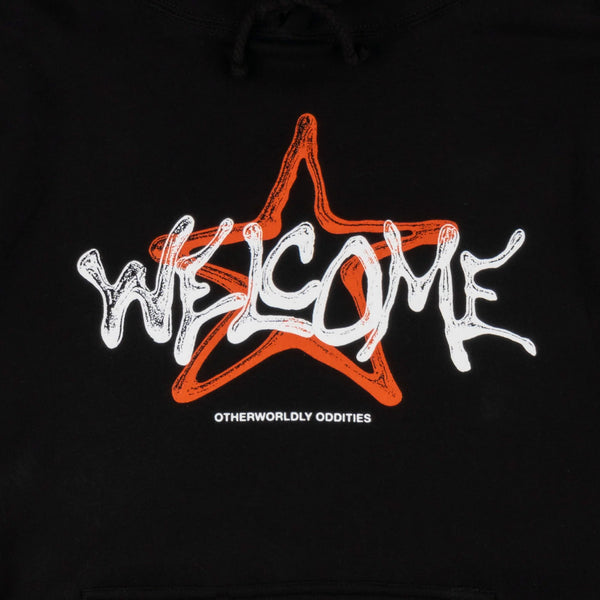 Welcome Skateboards - Vega Pullover Hooded Sweatshirt - Black