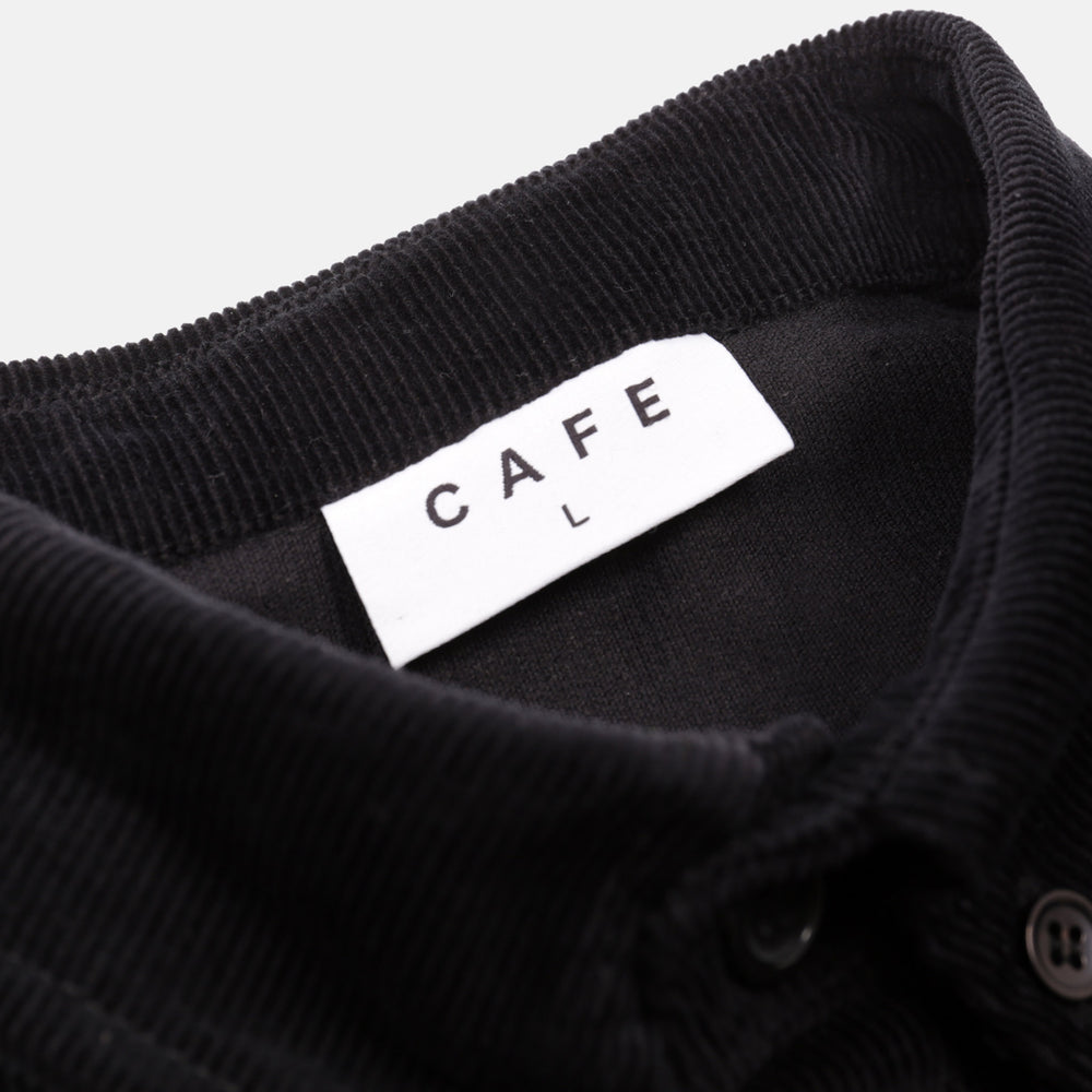 Skateboard Cafe - Vino Corduroy Longsleeve Shirt - Black