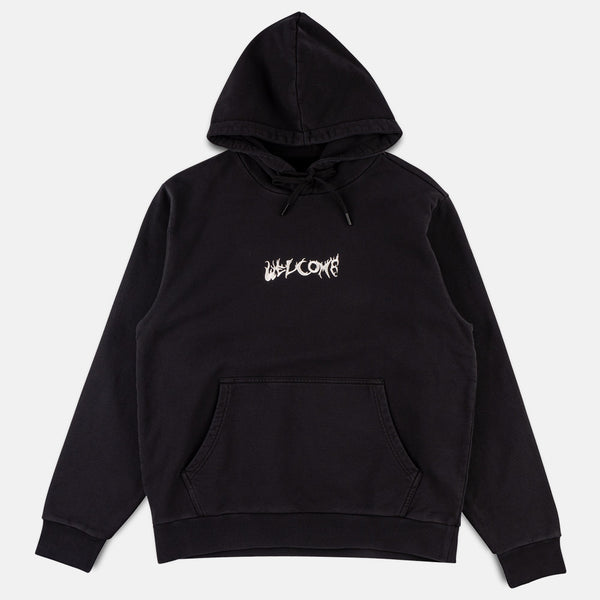 Welcome Skateboards - Light And Easy Patch Pullover Hooded Sweatshirt - Black
