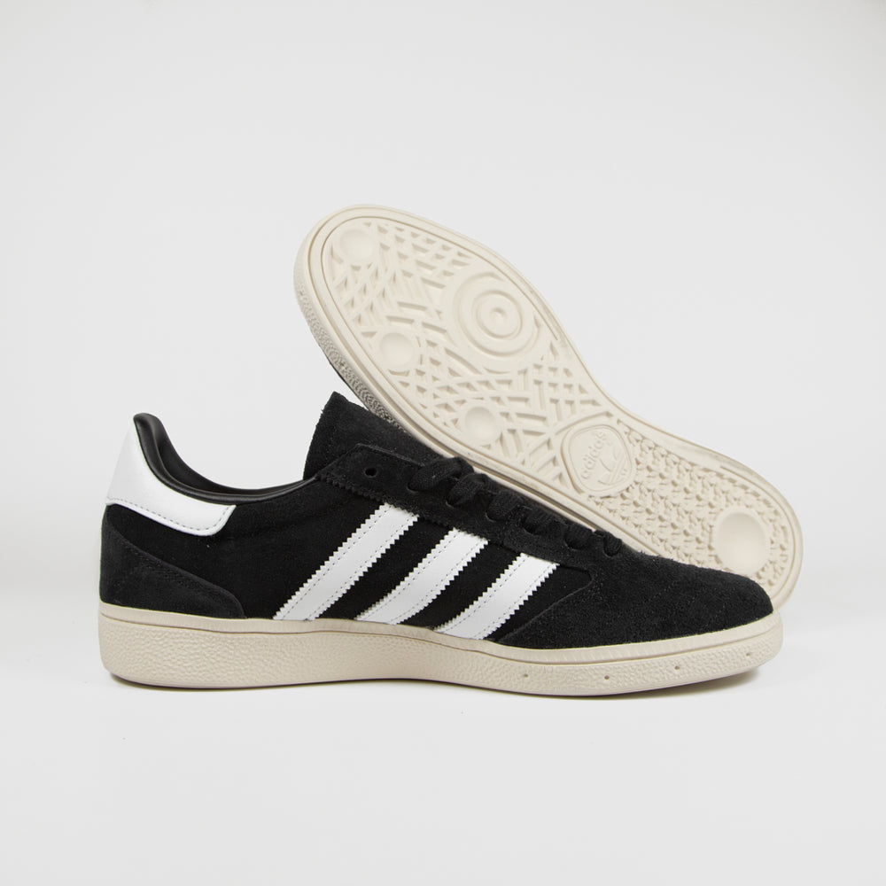Adidas Skateboarding Black And White Suede Busenitz Vintage Shoes