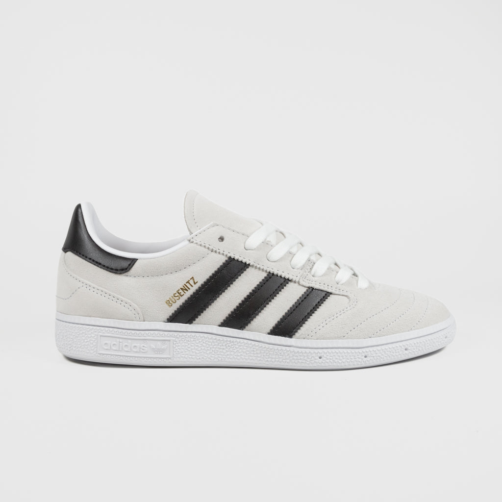 Adidas Skateboarding Busenitz Vintage Shoes Crystal White Core Black Footwear White UK 6