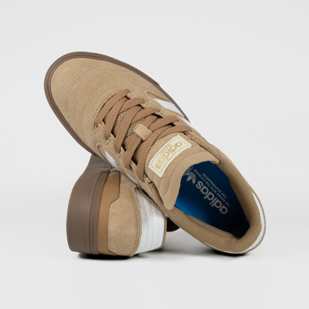 Adidas Skateboarding Cardboard Brown And Gum Busenitz Vulc 2 Shoes