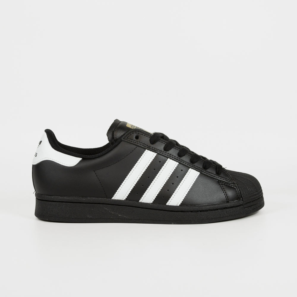 Adidas Skateboarding Black Leather Superstar ADV Shoes