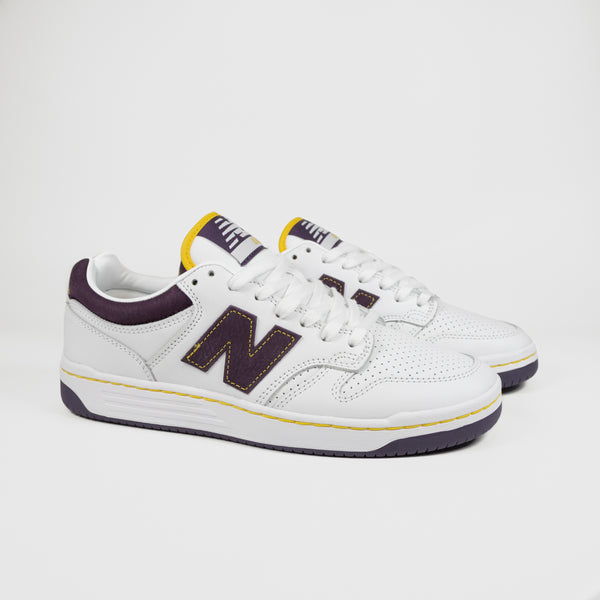 New Balance Numeric - 480 Shoes - White / Purple