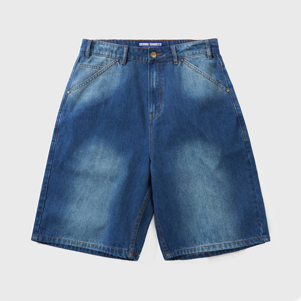 Butter Goods - Encounter Denim Shorts - Washed Slub Blue