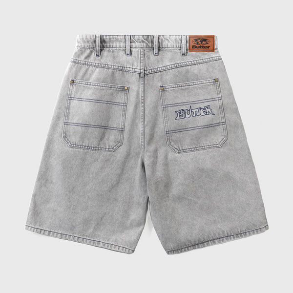 Butter Goods - Encounter Denim Shorts - Washed Soft Grey