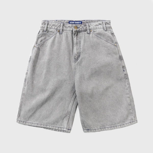 Butter Goods - Encounter Denim Shorts - Washed Soft Grey