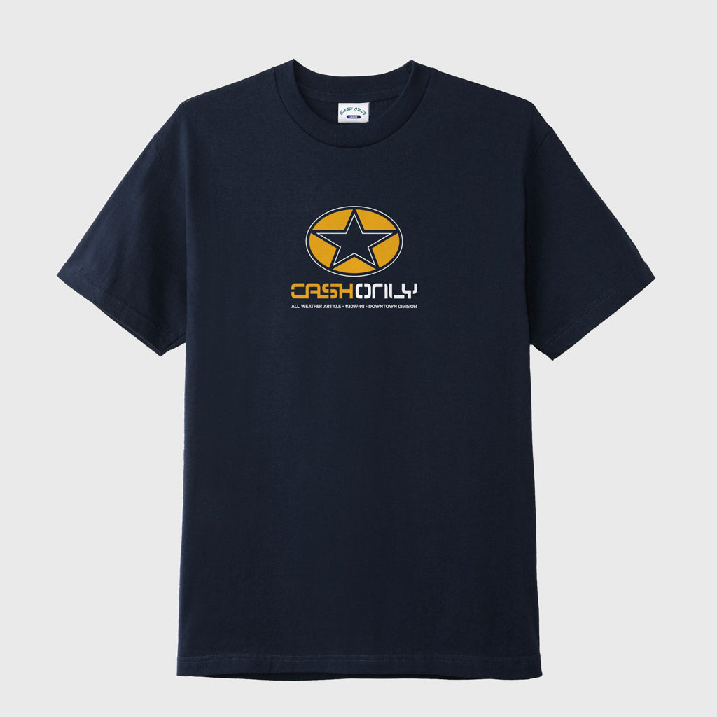 Cash Only All Weather Navy T-Shirt