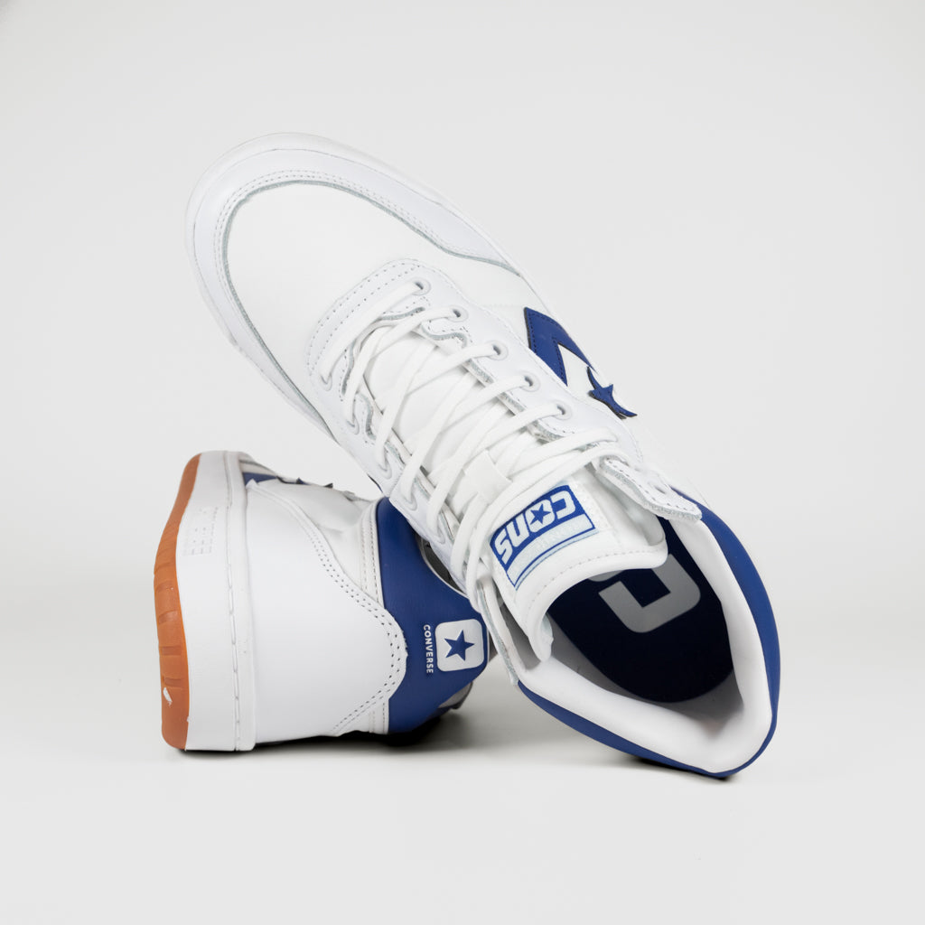Converse Cons White And Blue Fastbreak Pro Mid Shoes