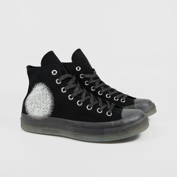 Converse Cons - Turnstile Chuck 70s Hi Shoes - Black / Grey / White