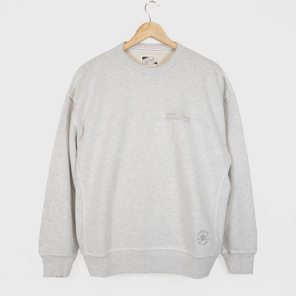 Converse Cons - Welcome Skate Store Gold Standard Crewneck Sweatshirt - Ash Grey