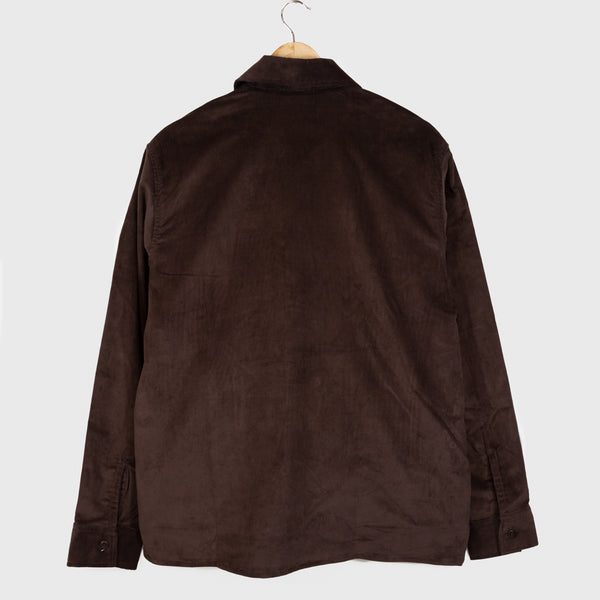 Dickies - Corduroy Longsleeve Shirt - Chocolate Brown