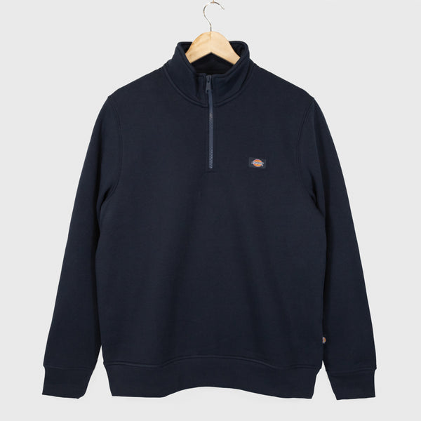 Dickies - Oakport Quarterzip Sweatshirt - Navy
