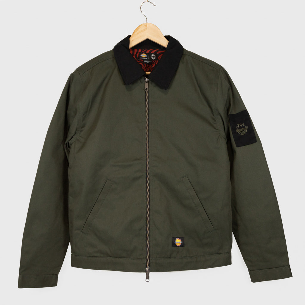 Dickies Spitfire Lined Eisenhower Jacket Olive Green Welcome