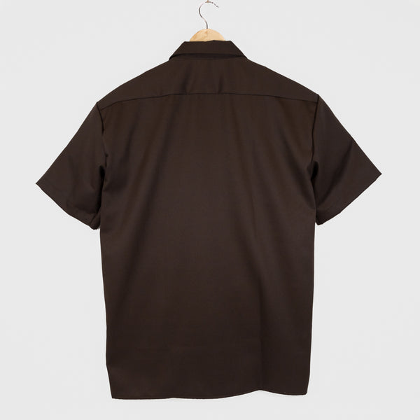 Dickies - Work Short Sleeve Shirt - Dark Brown