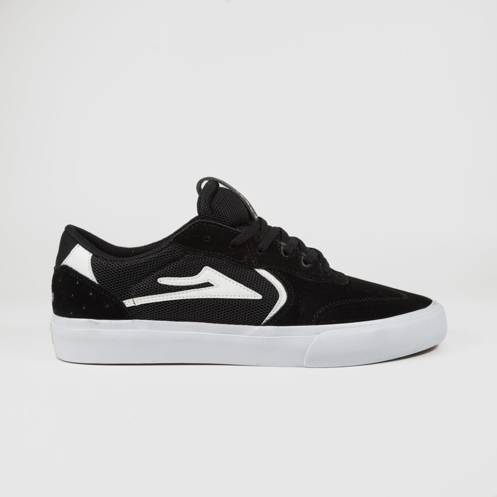 Lakai Black And White Atlantic Vulc Shoes