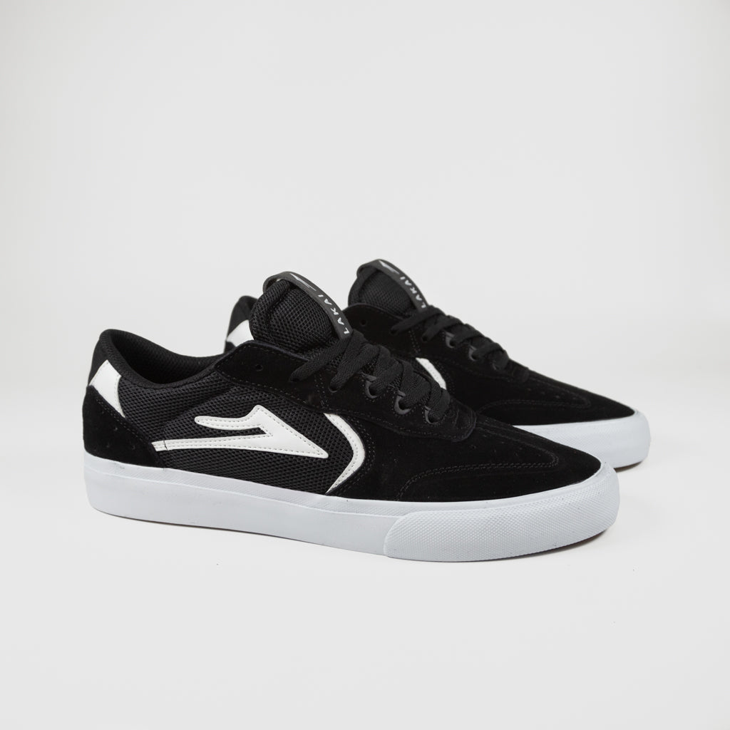 Lakai Black And White Atlantic Vulc Shoes