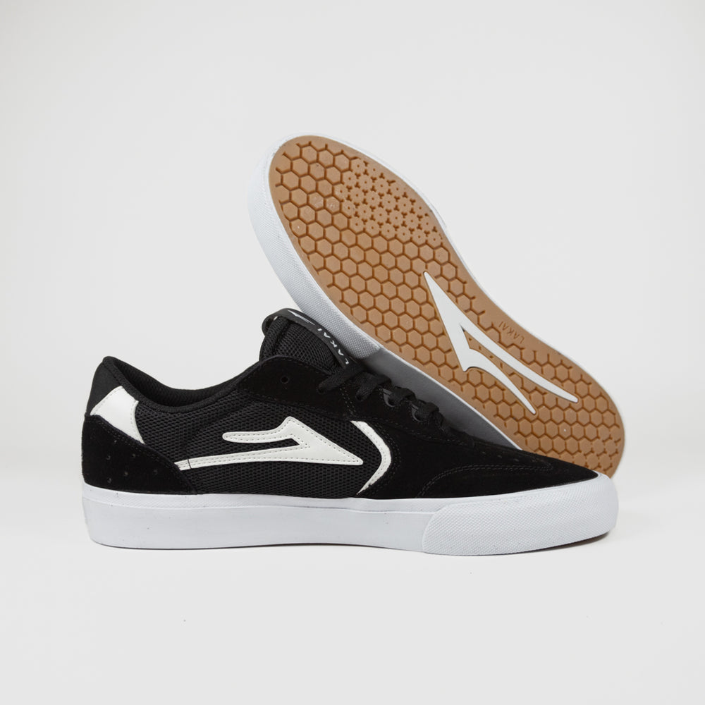 Lakai Black And White Atlantic Vulc Shoes