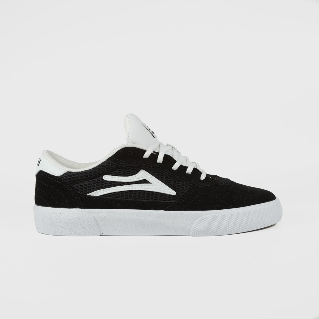 Lakai Cambridge Shoes Black White UK 7