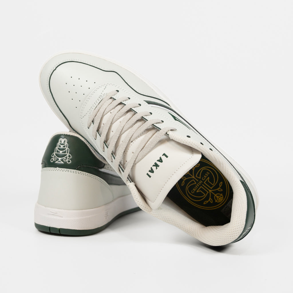 Lakai Cream Leather Terrace Shoes