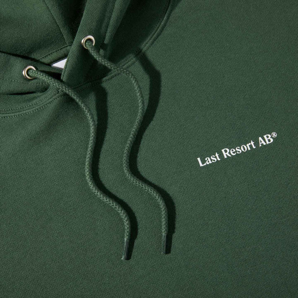 Last Resort AB Atlas Monogram Forest Green Pullover Hooded Sweatshirt Front Print