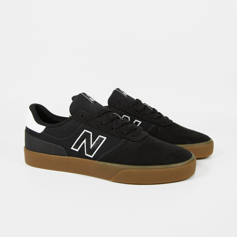 New Balance Numeric Synthetic Suede Black And Gum 272 Shoes