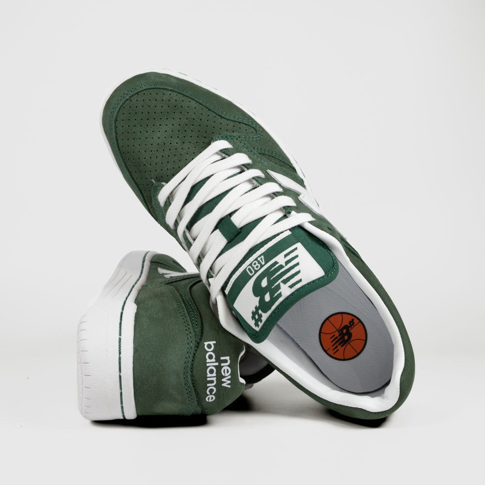 New Balance Numeric Forest Green 480 Shoes