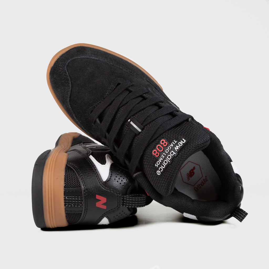 New Balance Numeric Black And Gum 808L Tiago Lemos Shoes