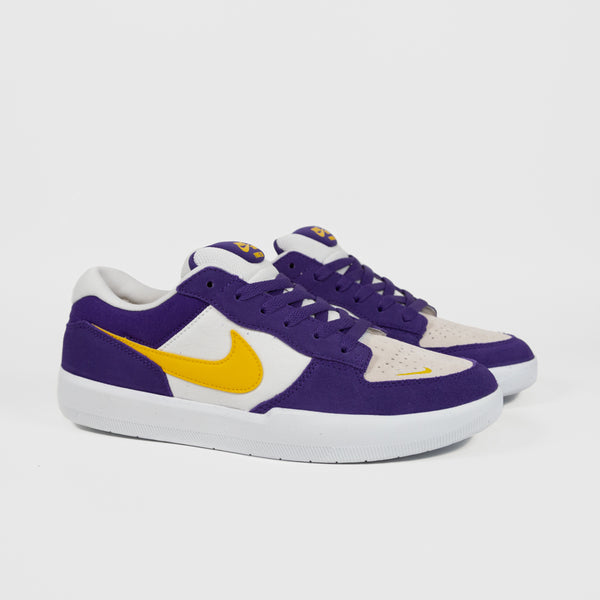 Nike SB - Force 58 Shoes - Court Purple / Amarillo / White