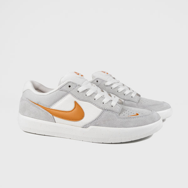 Nike SB - Force 58 Shoes - Platinum Tint / Monarch - Wolf Grey - Summit White