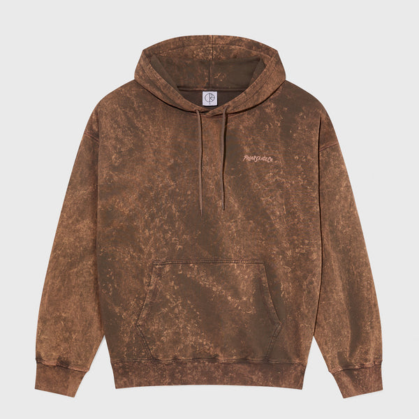 Polar Skate Co. - Frank Acid Surf Logo Pullover Hooded Sweatshirt - Brown