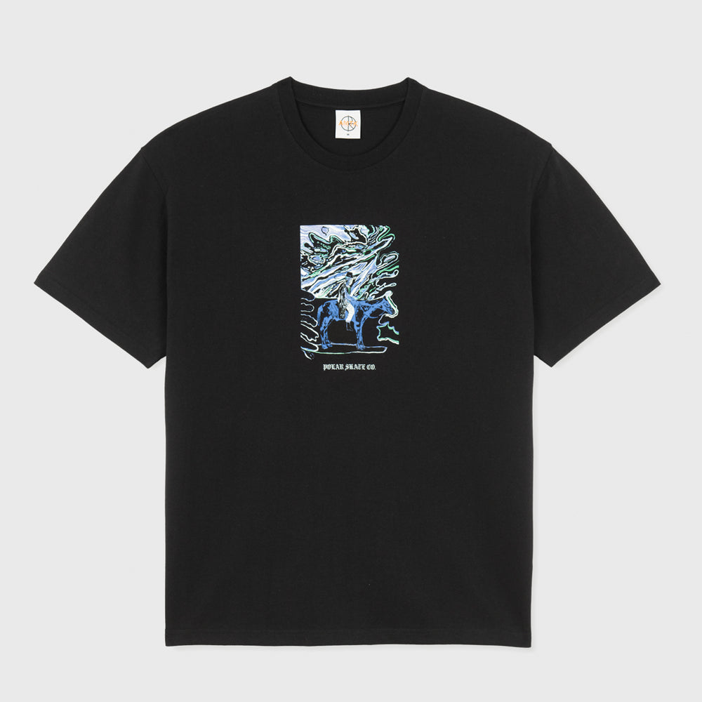 Polar Skate Co. Rider Black T-Shirt