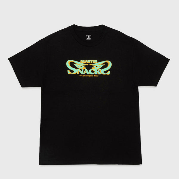 Quartersnacks - Euro Tour T-Shirt - Black