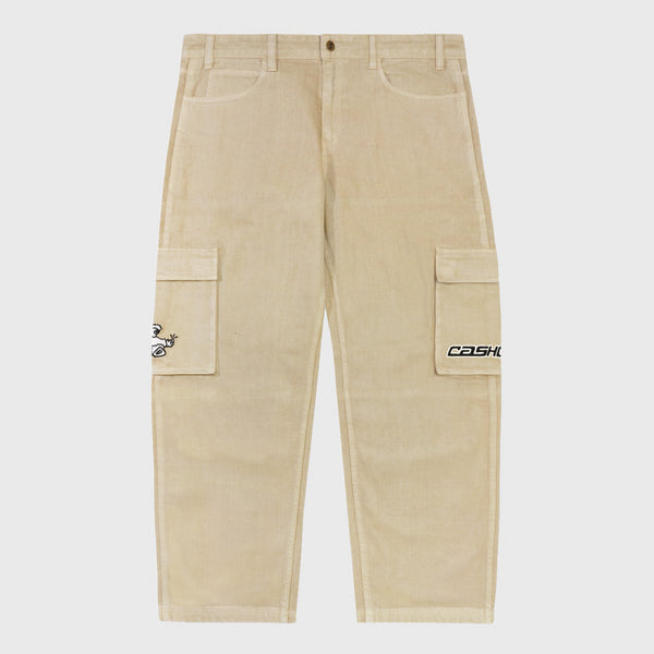 Cash Only - Aleka Denim Cargo Jeans - Khaki