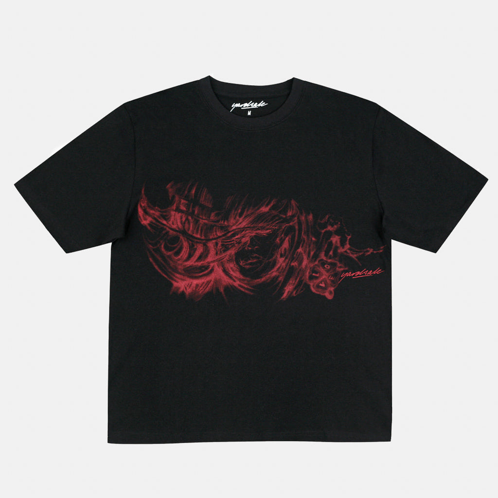YARDSALE Wave TEE RED Tシャツ　Lサイズ YARDSALE Wave TEE RED Tシャツ Mサイズ