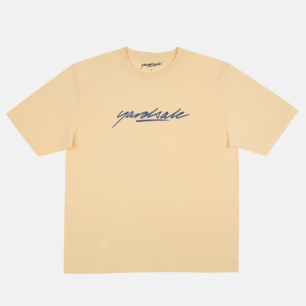 Yardsale Script Yellow T-Shirt